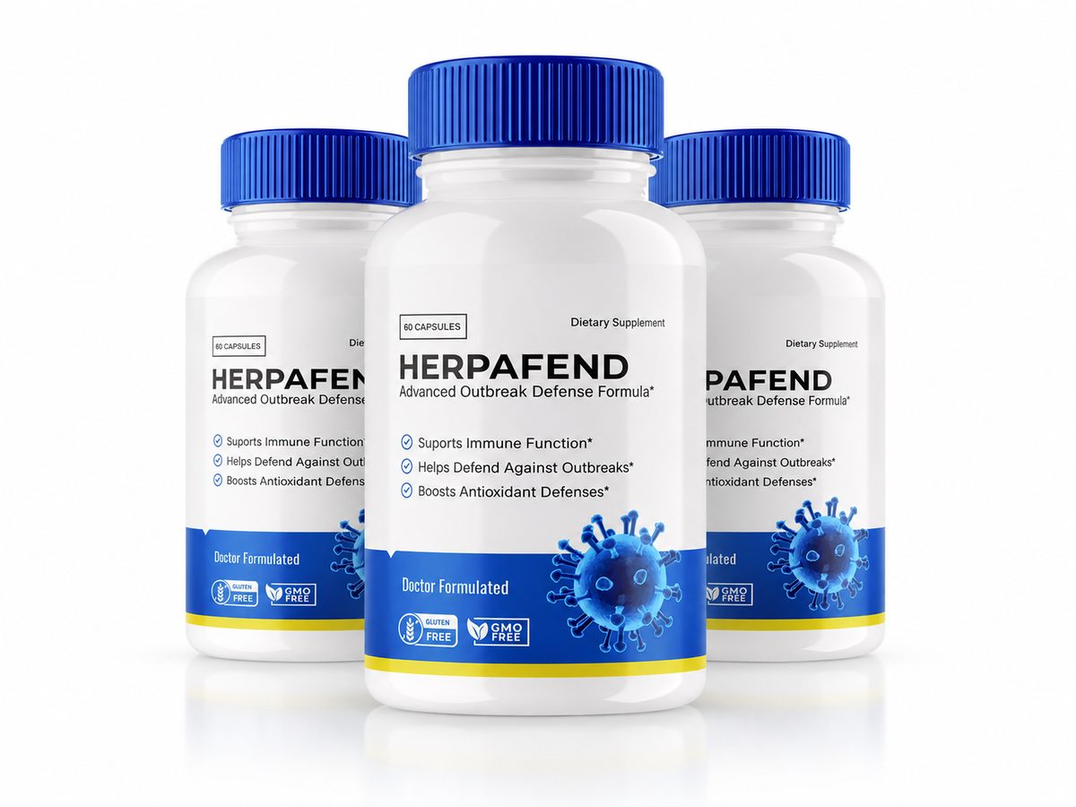 Herpafend Advanced Outbreak Defense Formula bottles